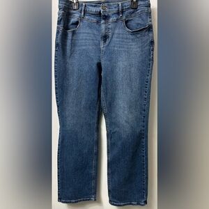 Calvin Klein Classic Blue Denim Jeans
Size 16, super high rise. Bootcut